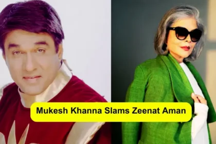 Mukesh Khanna Slams Zeenat Aman for Supporting Live-In Relationships.